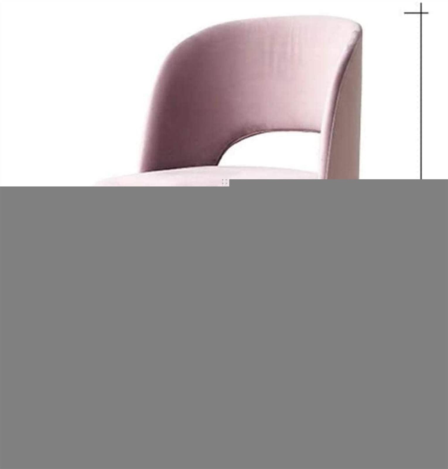 Ergonomic Office Chair with Metal Legs & Solid Wood Frame - Pink Adjustable Swivel Chair for Home, Living Room, Kitchen & Makeup Station - Comfortable Backrest & Armrests for Work, Study & Relaxation