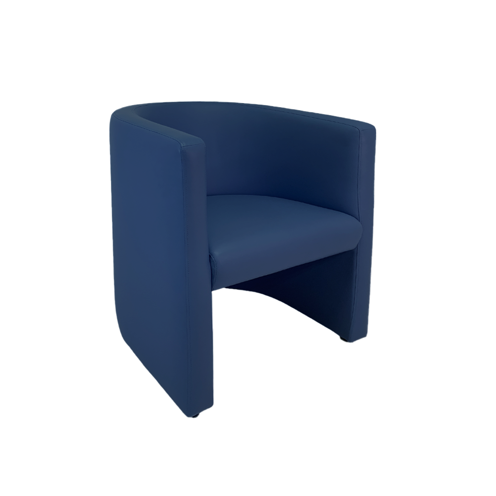 Comfortable Tub Armchair for Living Room - Cozy Lounge Chair for Relaxing, Reading & Napping - Perfect for Home, Office & Dorm Decor