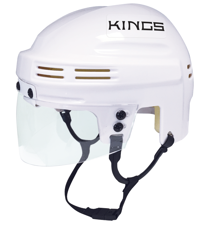 Los Angeles Kings NHL Collectible Mini Helmet with Display Stand - Officially Licensed Hockey Memorabilia for Fans & Collectors - Perfect for Home Decor, Man Cave, or Sports Gift