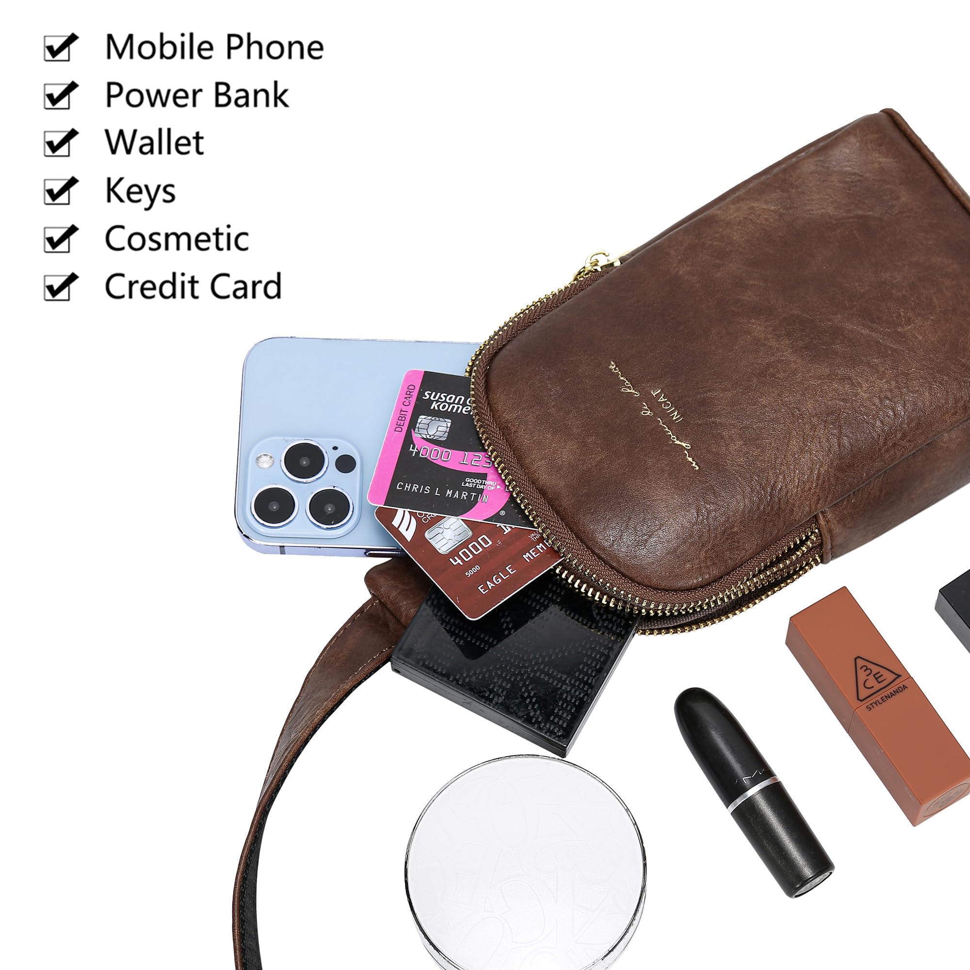 Haytijoe Anti-Theft Crossbody Sling Bag for Women - Lightweight Travel Purse with Adjustable Strap, RFID Blocking - Perfect for Daily Commute, Shopping & Outdoor Adventures