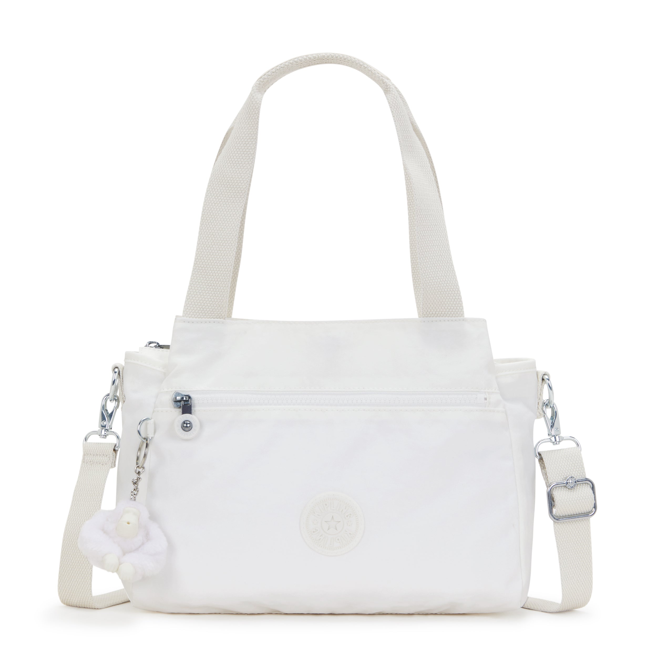 Kipling Elysia Shoulder Bag for Women - Lightweight Crossbody Purse in Pure Alabaster | Perfect for Work, Travel & Everyday Use