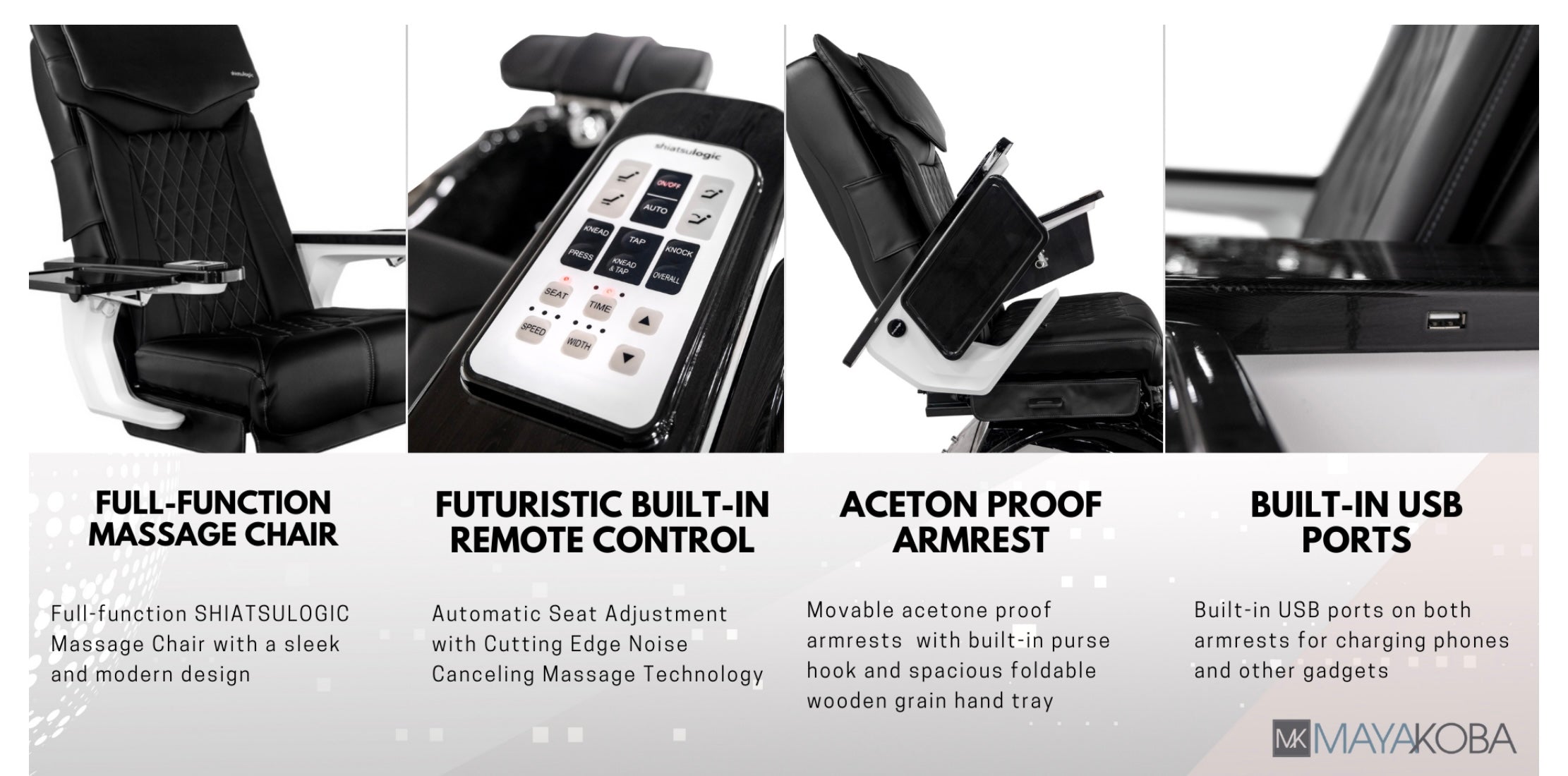 ShiatsuLogic DX Full Body Massage Chair with Heat Therapy - Zero Gravity Recliner for Home & Office Relaxation, Pain Relief & Stress Relief - Perfect for Living Room, Bedroom, or Workspace