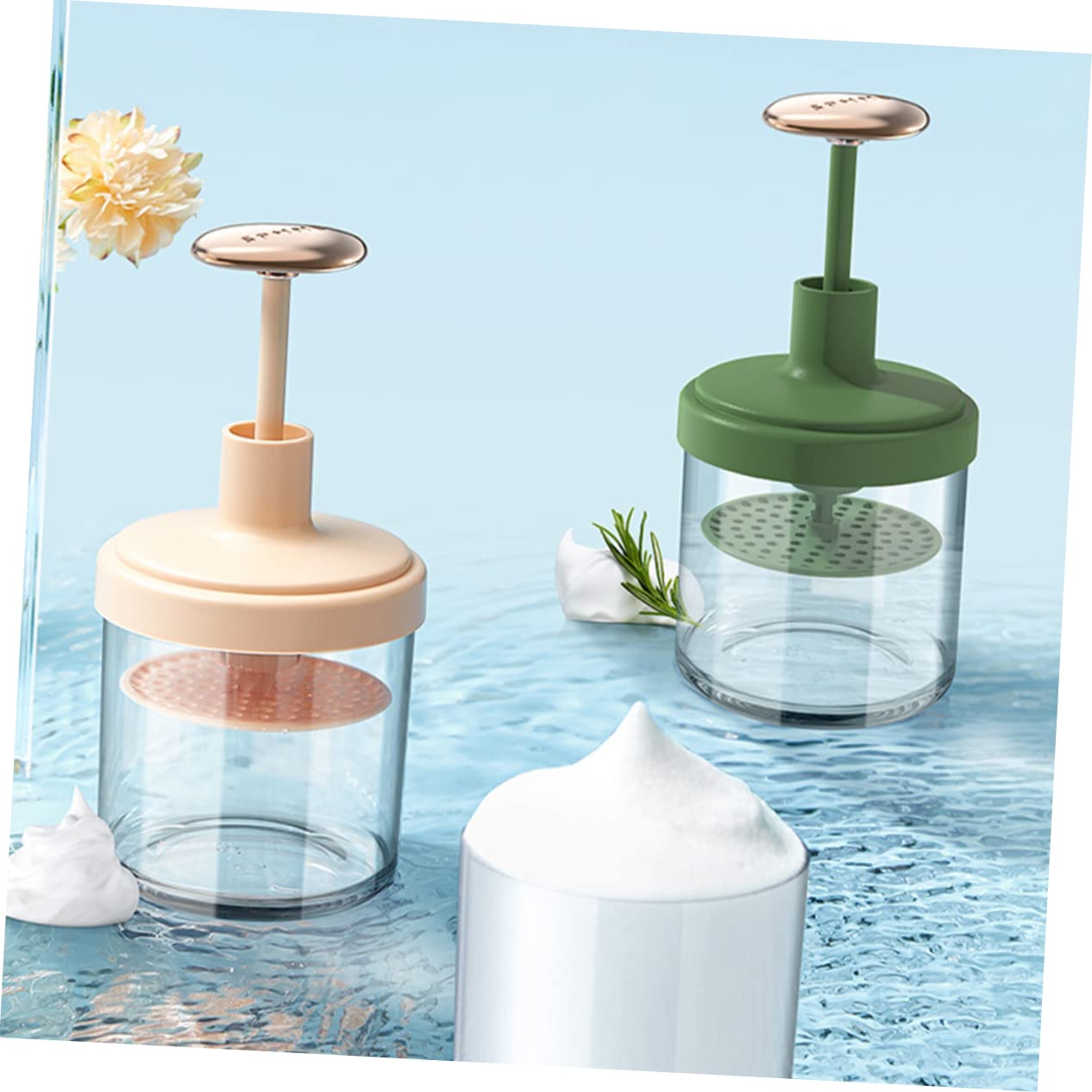 Hemoton Facial Foaming Cup - Electric Bubble Maker for Face Wash, Plastic Foam Generator for Cleansing | Perfect for Skincare Routine & Travel