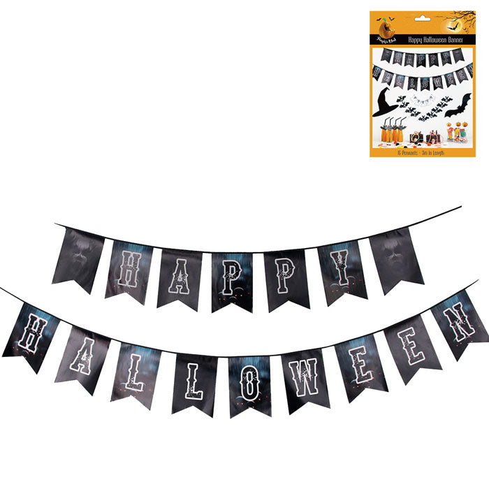 Halloween Banner Decorations - Spooky Party Decor for Home, Yard & Office - Perfect for Halloween Parties & Trick or Treating
