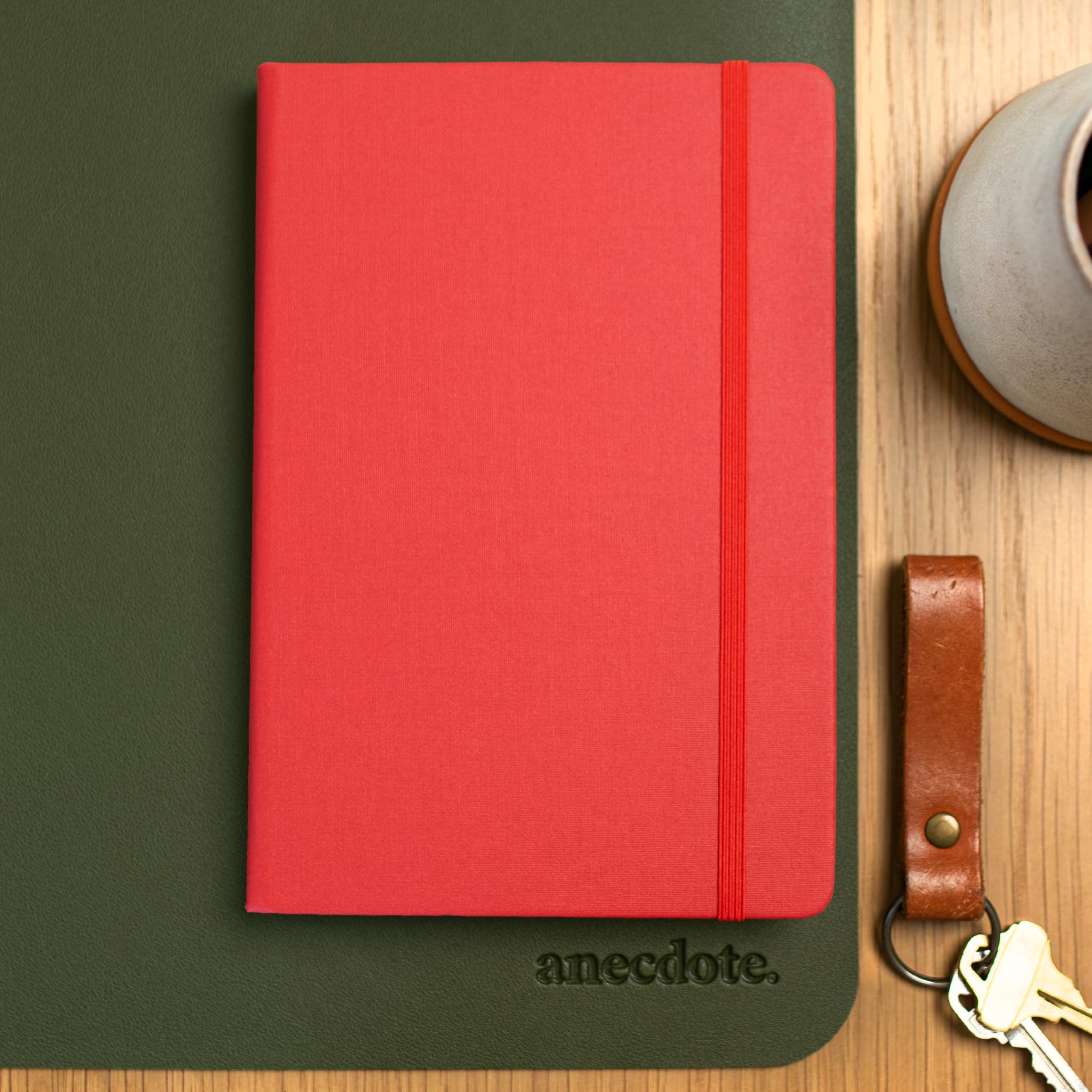 2025-2026 A5 Hardcover Planner - Monthly Weekly Daily Goal Setting Organizer for Productivity & Success | Perfect for Work, School & Personal Planning | Start Anytime Motivational Planner (Red)