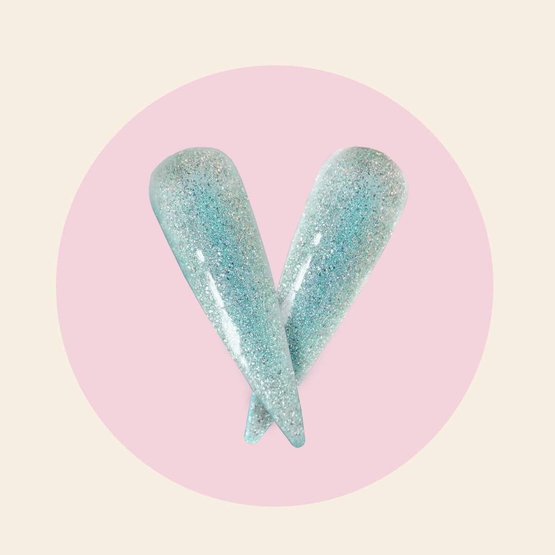 Mitty Flash Holo Glitter Peacock Nail Polish - 15ml Long Lasting Vegan & Cruelty Free - Perfect for Nail Art, Manicures, Pedicures & Special Occasions