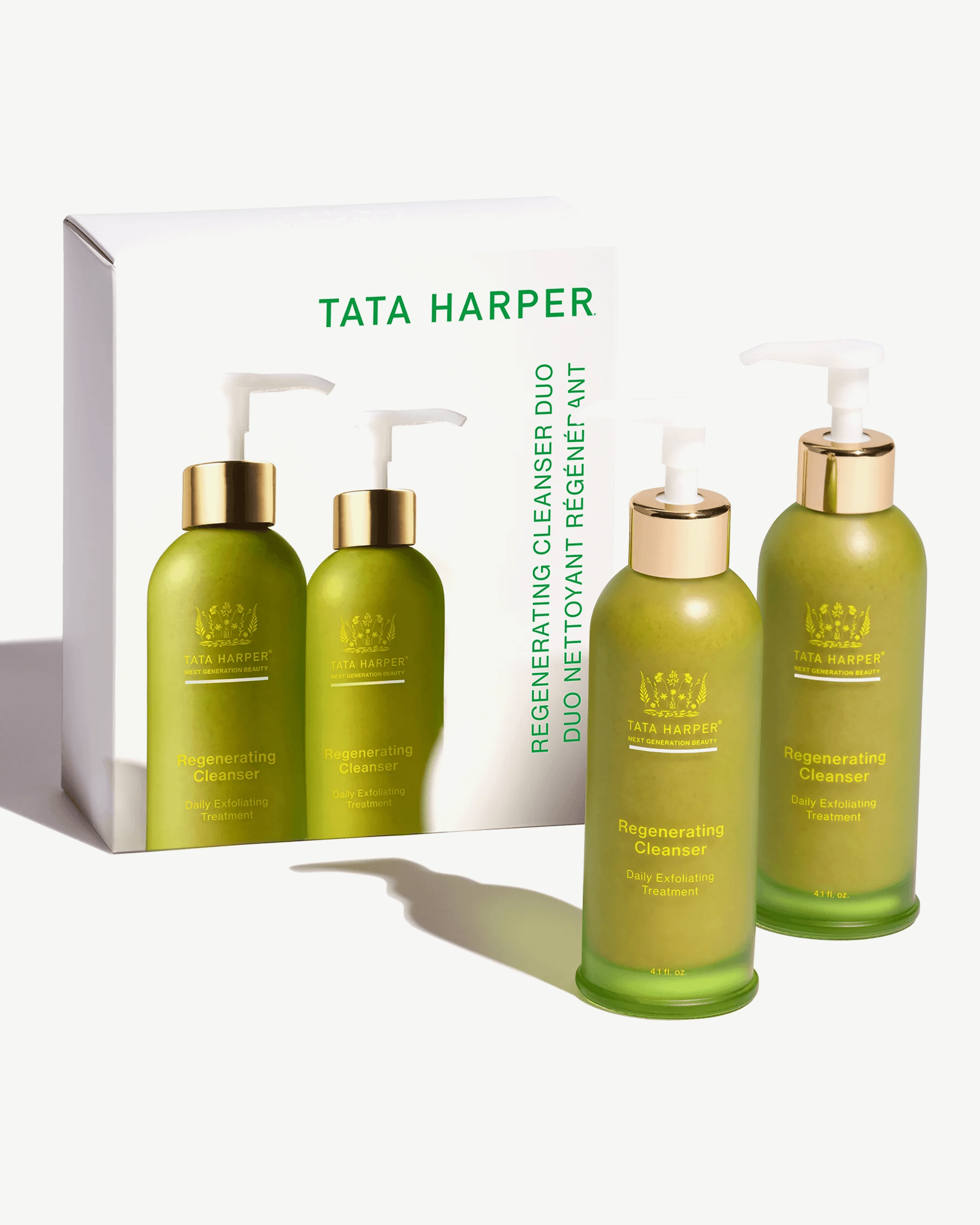 Regenerating Cleanser Duo - Gentle Exfoliating Face Wash Set for Radiant Skin | Perfect for Daily Skincare Routine & Travel