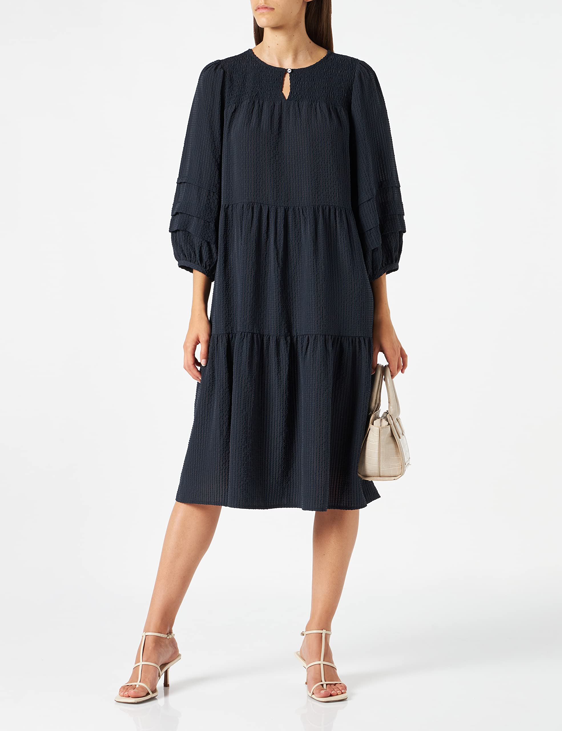 Part Two MarylouPW DR Dress in Dark Navy - Elegant Women's Formal Dress for Evening Parties, Weddings & Special Occasions