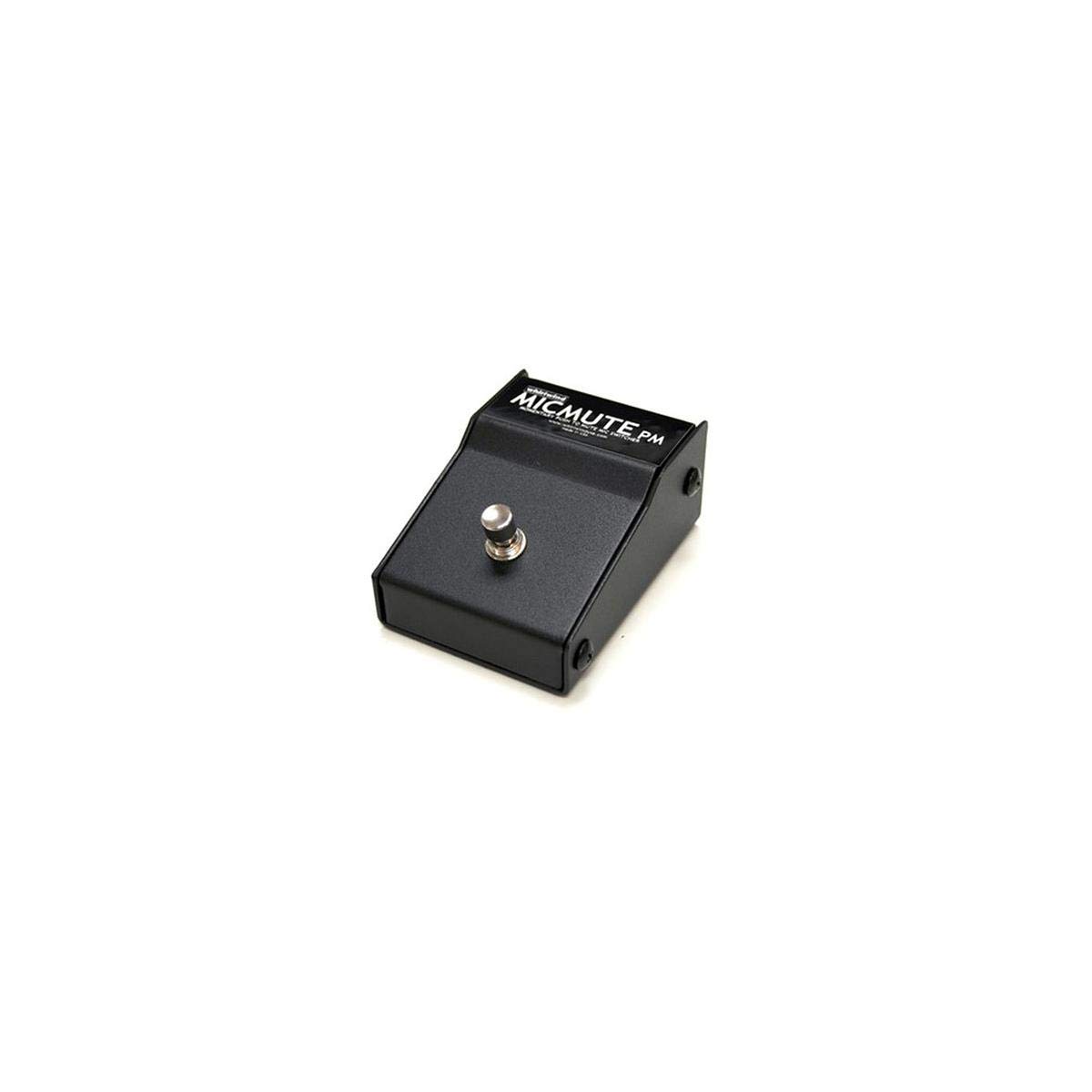 Micmute Push to Mute Momentary Off Mic Foot Pedal Switch with XLR I/O Jack - Hands-Free Microphone Muting Solution for Podcasting, Streaming & Voice Recording