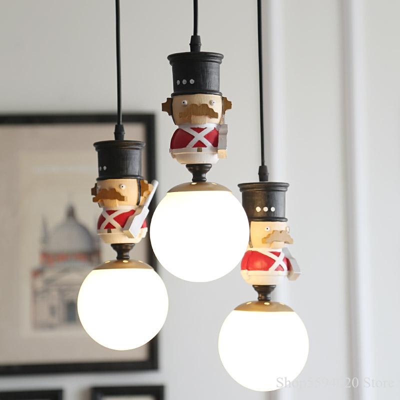Military-Themed Pendant Lighting for Kids Room - Army Soldier Decor, Boys Bedroom Ceiling Light Fixture - Perfect for Nursery, Playroom & Themed Bedrooms