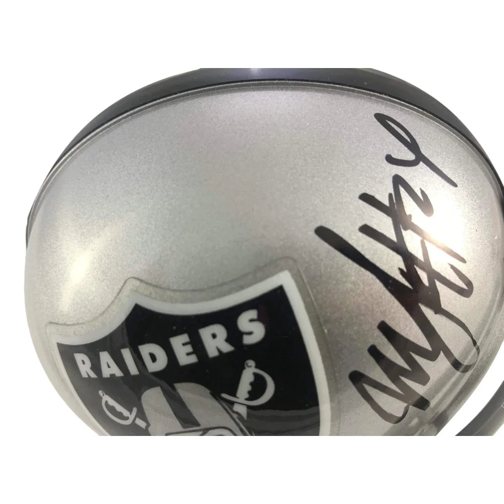 Marshawn Lynch Autographed Las Vegas Raiders Mini Helmet with Fanatics COA - Perfect for NFL Collectors and Raiders Fans Display