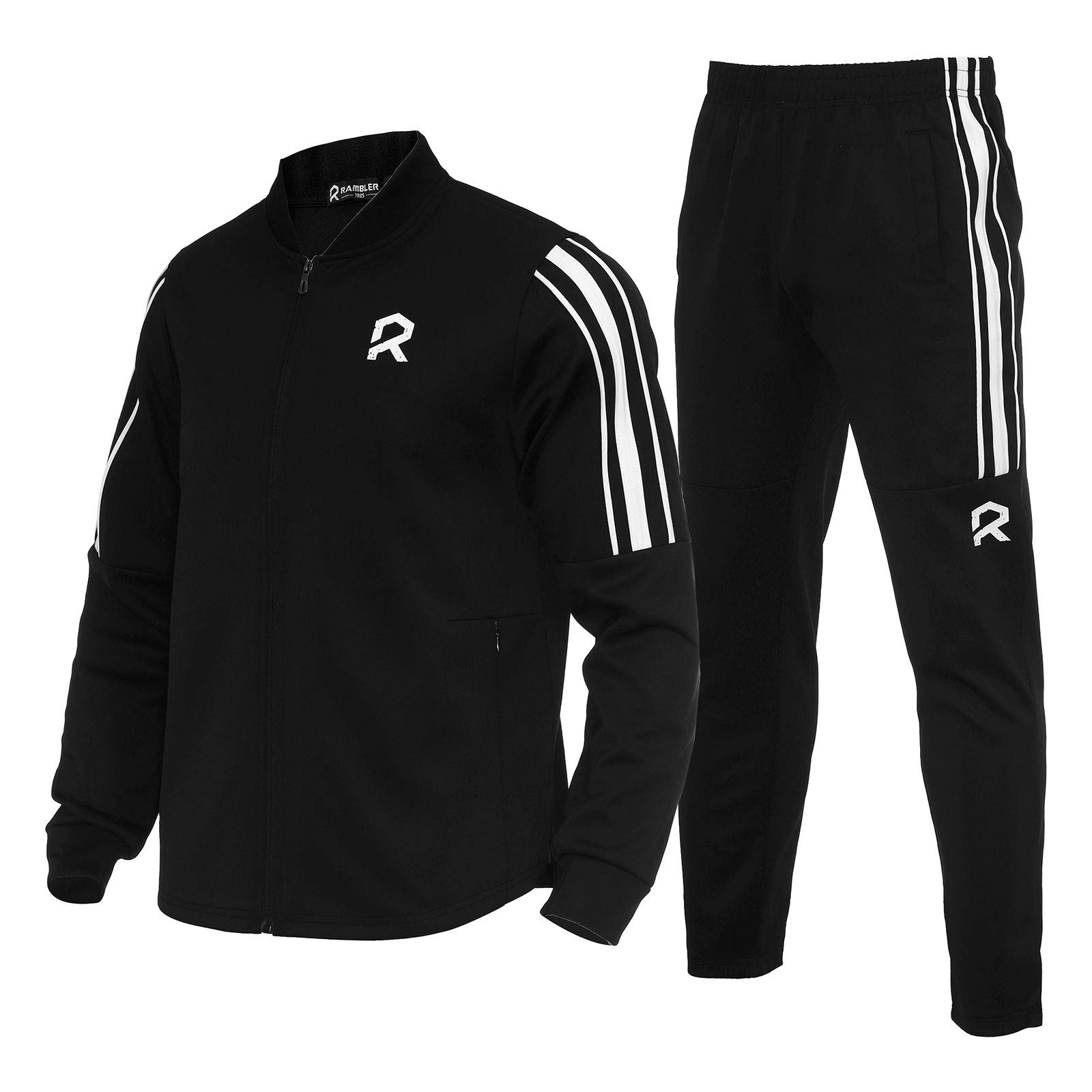 Men's Tracksuit Set - 2 Piece Athletic Jogging Suits for Running, Gym & Casual Wear | Breathable Comfort Fit Sweatsuit for Men