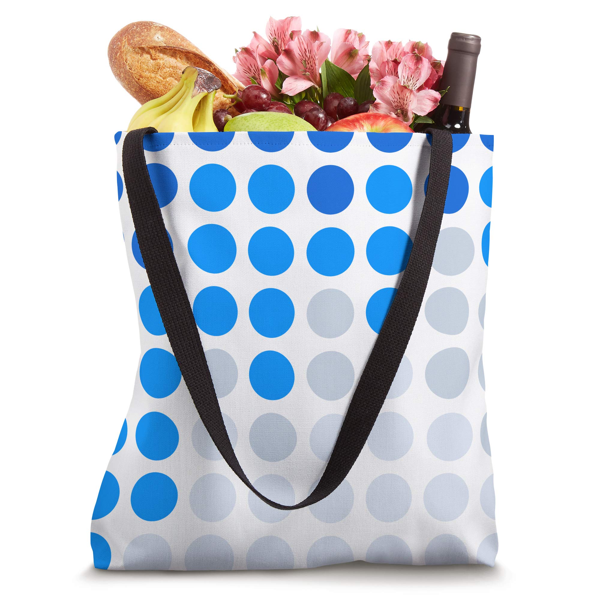 Stylish Polka Dot Tote Bag for Women - Fashionable Large Shoulder Bag - Perfect for Work, Beach & Shopping - Cute Dotted Print Handbag for Everyday Use