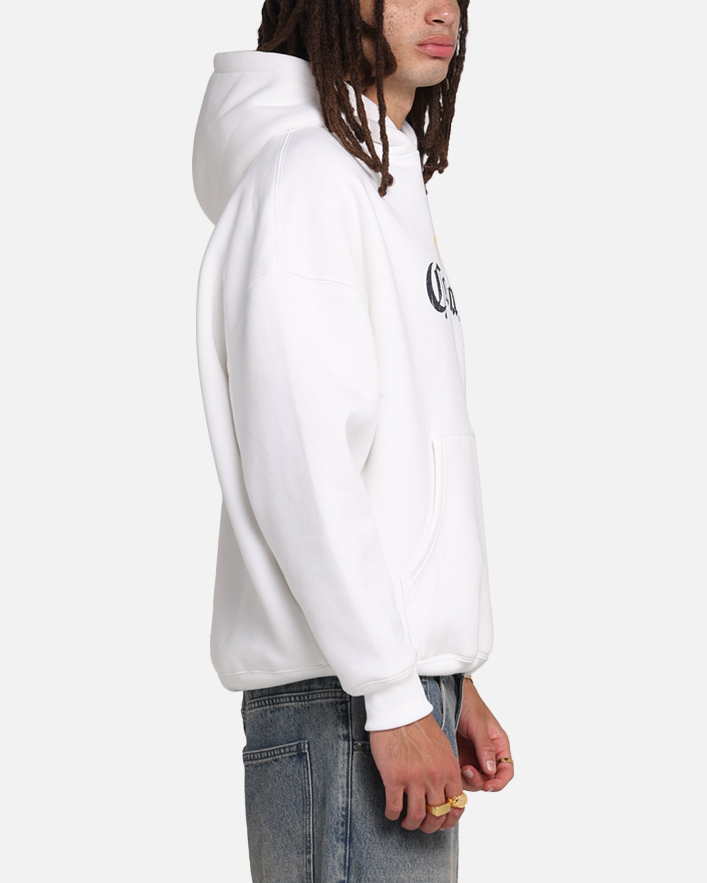 73 Studio Corona Premium Hoodie White - Soft & Comfortable Pullover Hooded Sweatshirt for Men & Women | Perfect for Casual Wear, Gym, Outdoor Activities & Street Style Fashion