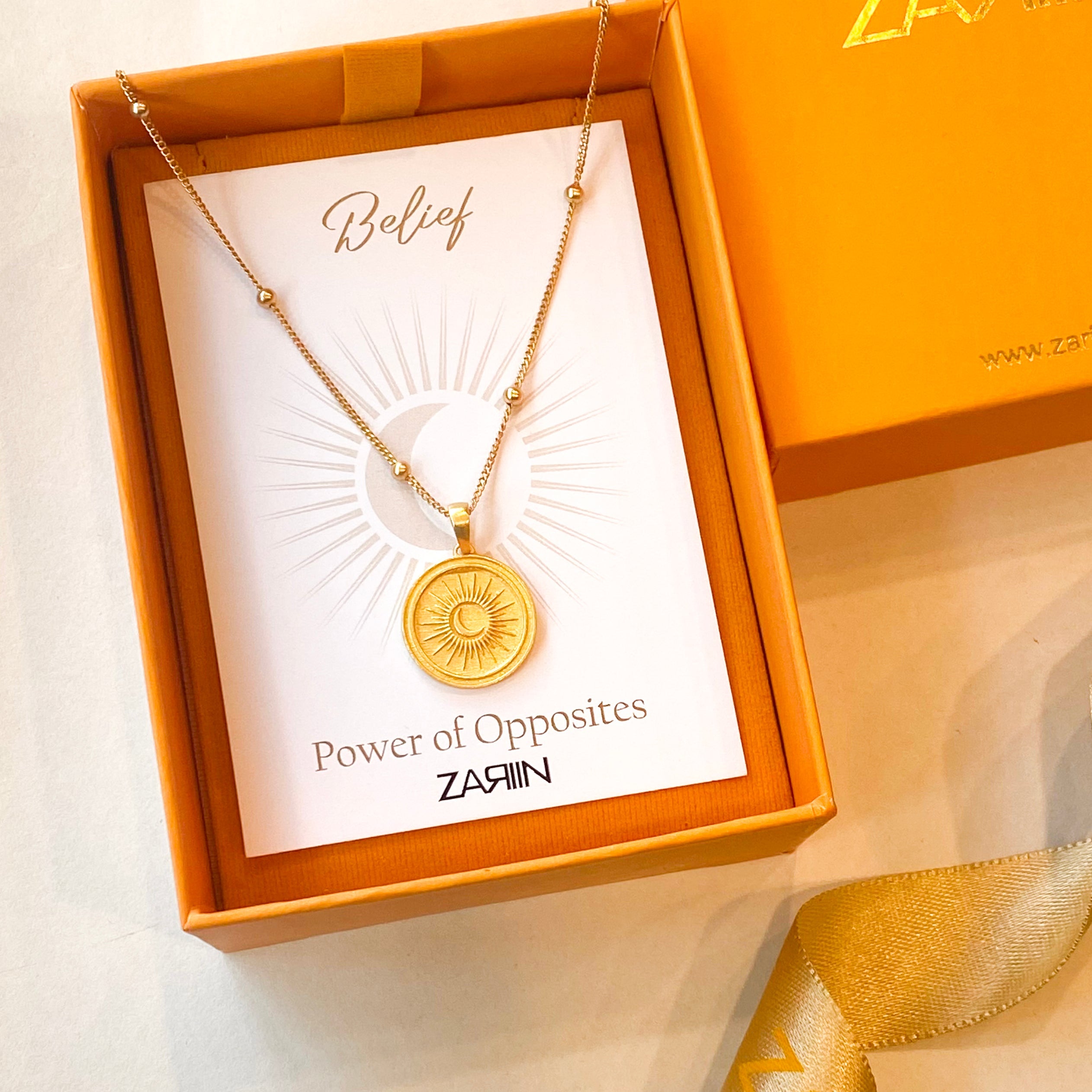 Power of Belief Coin Necklace - Inspirational Jewelry for Women | Motivational Gift for Her | Perfect for Everyday Wear, Meditation & Spiritual Healing