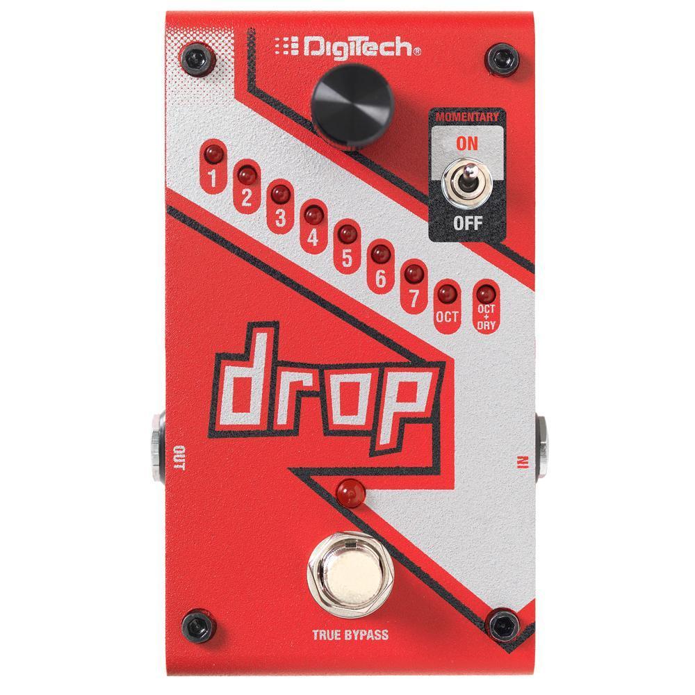 Digitech The Drop Polyphonic Drop Tune Pedal - Guitar Effects Pedal for Precise Pitch Shifting | Perfect for Live Performances & Studio Recording