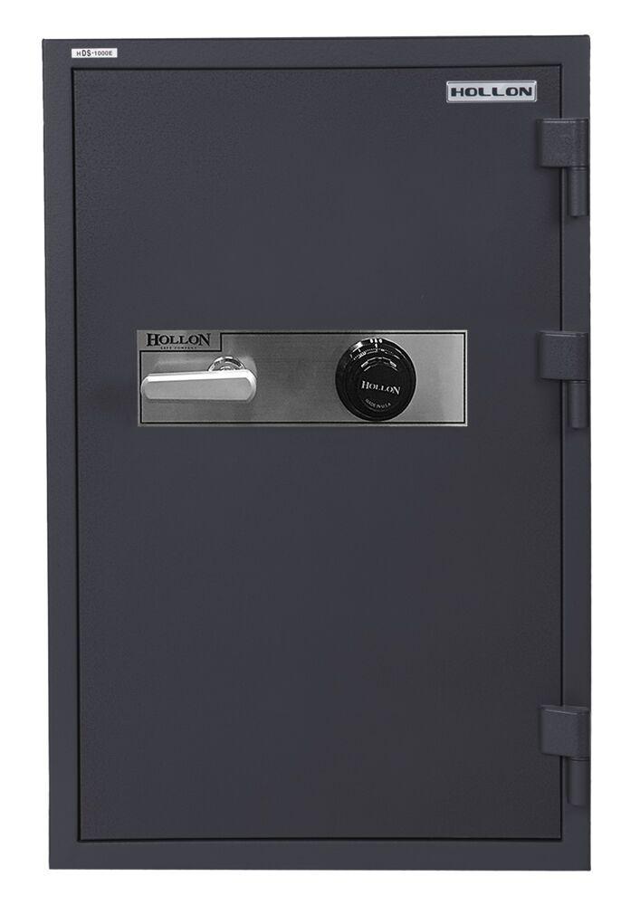 Hollon HDS 1000C Fireproof Waterproof Data Media Safe - Digital & Dial Combination Lock - Secure Documents, Hard Drives, USB - Home Office Bank Use
