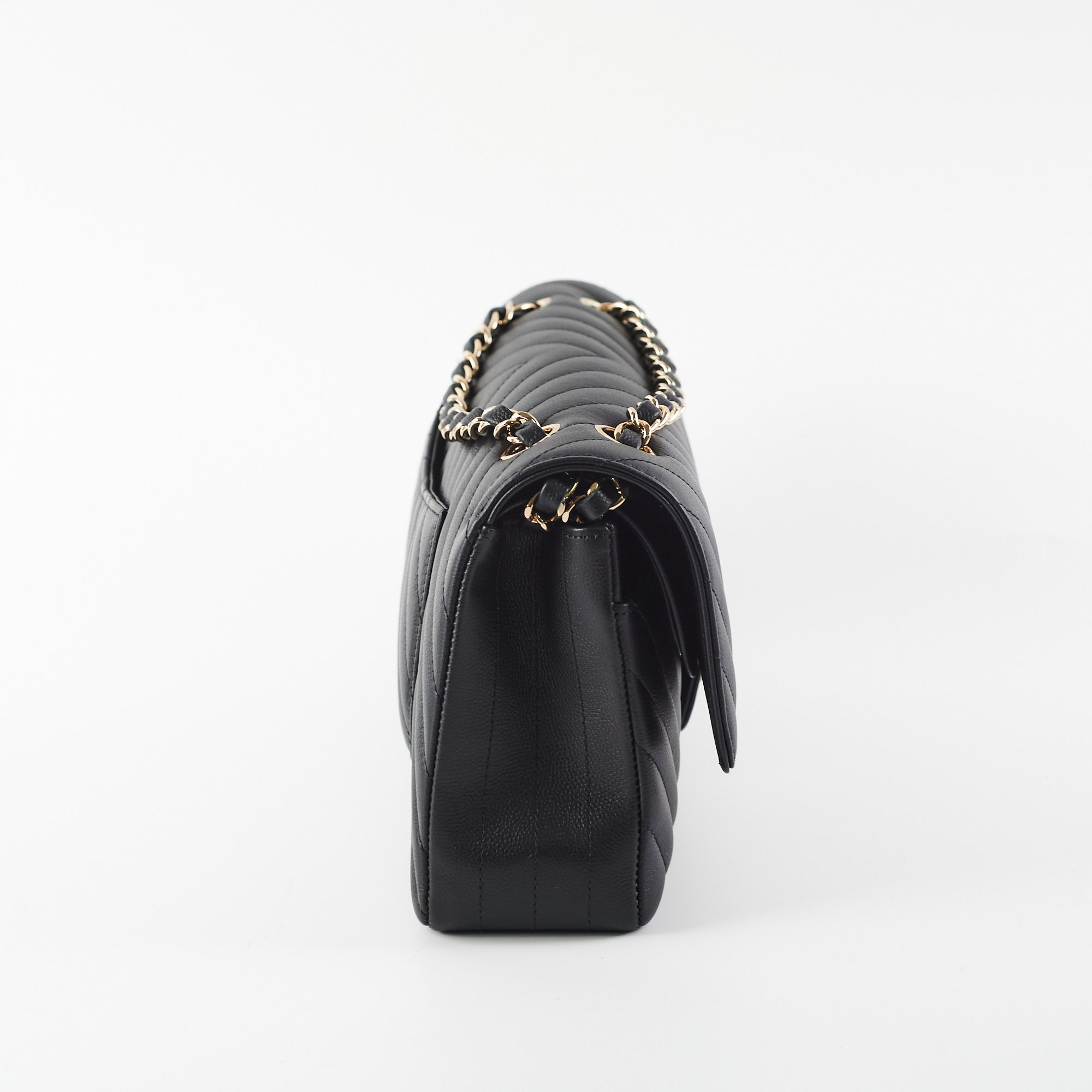 Chanel Medium Classic Flap Chevron Quilted Leather Shoulder Bag - Luxury Designer Handbag for Women | Perfect for Work, Evening Events & Special Occasions