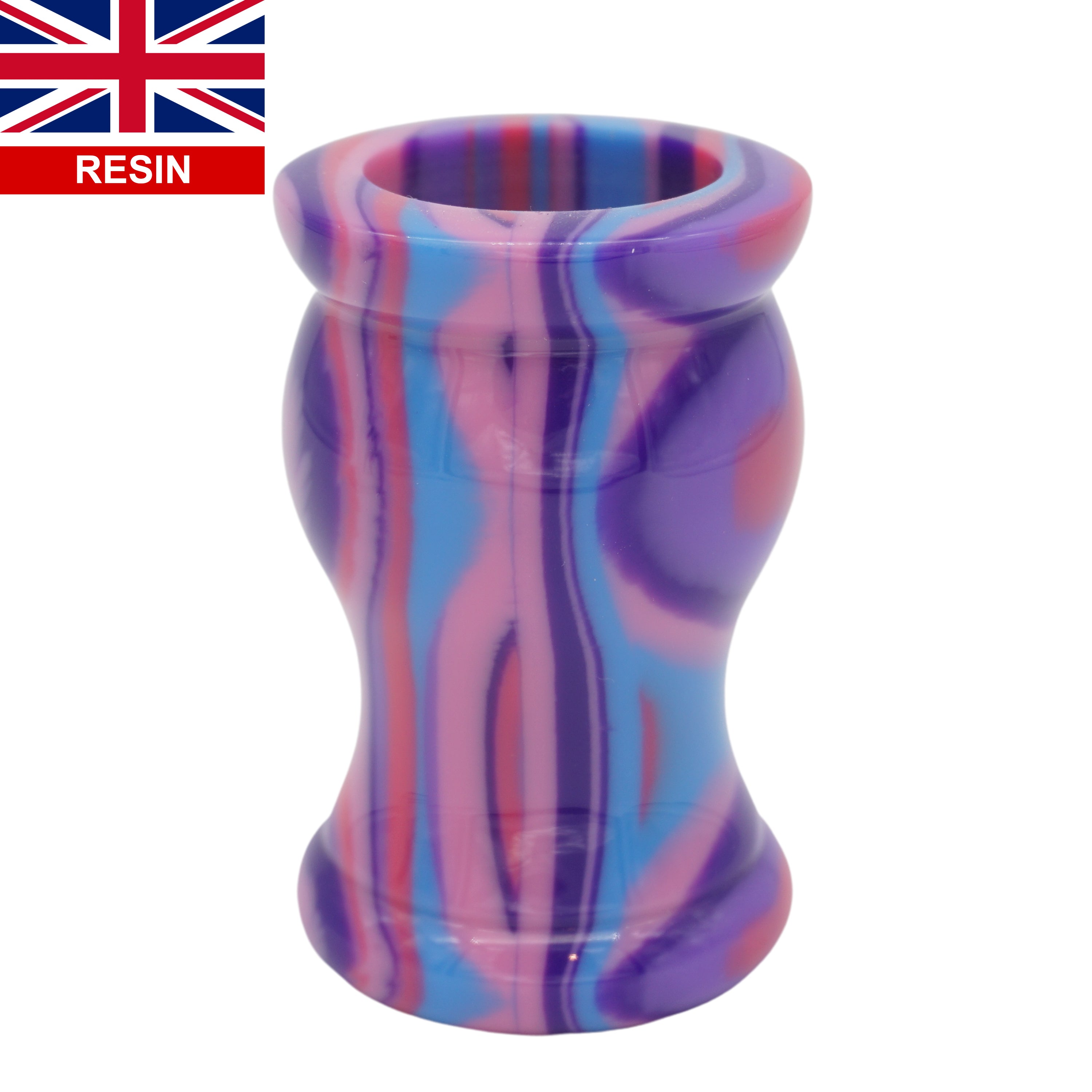 Premium Handcrafted Purple Haze Shaving Brush Handle - Fits 24mm & 26mm Knots - Perfect for Wet Shaving & Grooming Gifts for Men