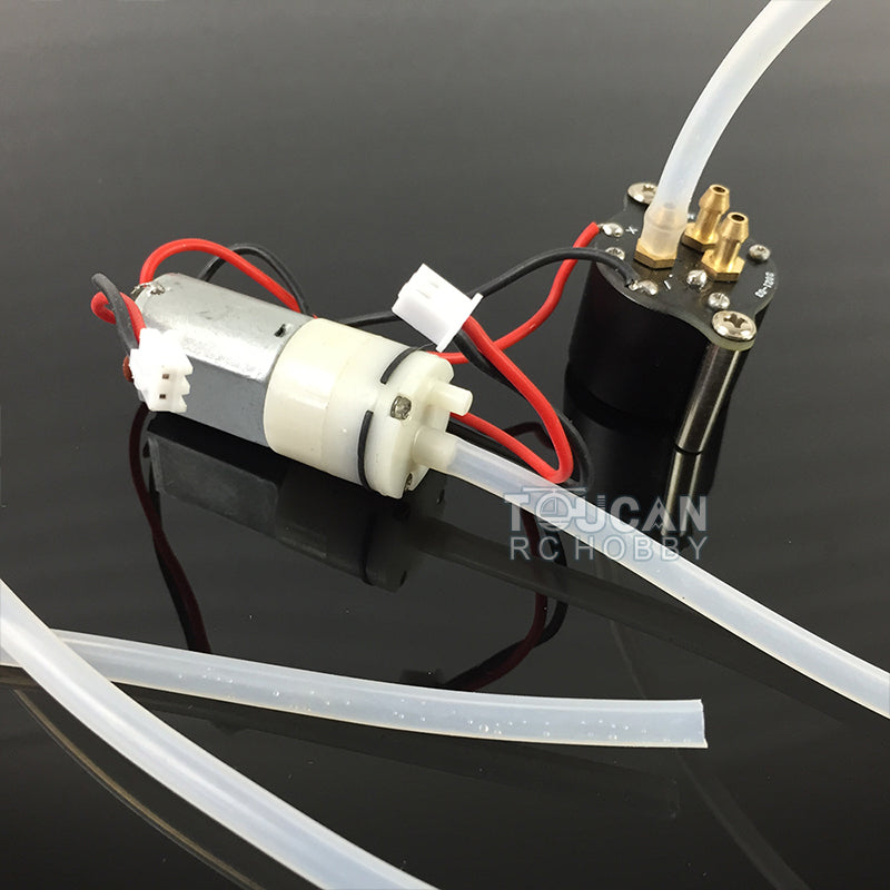 Henglong 1/16 RC Tank Metal Rotary Smoke Gearbox - Open Fire Flash Smoke Generator for DIY Tank Models | Perfect for Battle Simulation & RC Tank Upgrades
