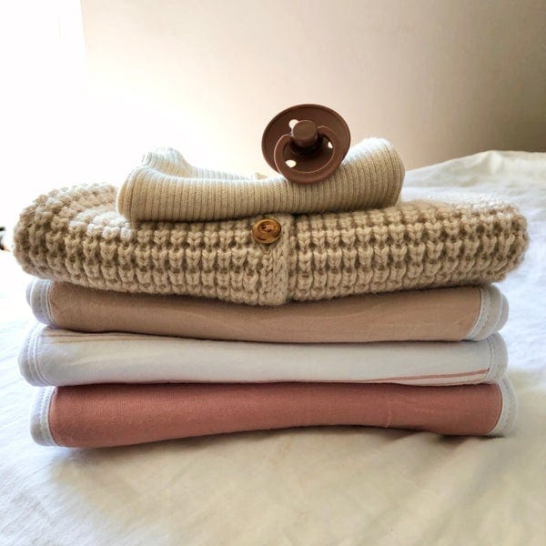 Elys & Co 5 Pack Ultra Absorbent Burp Cloths for Babies - Soft & Gentle Newborn Bibs for Spit-Up, Drooling & Feeding - Perfect Baby Shower Gift & Nursery Essential