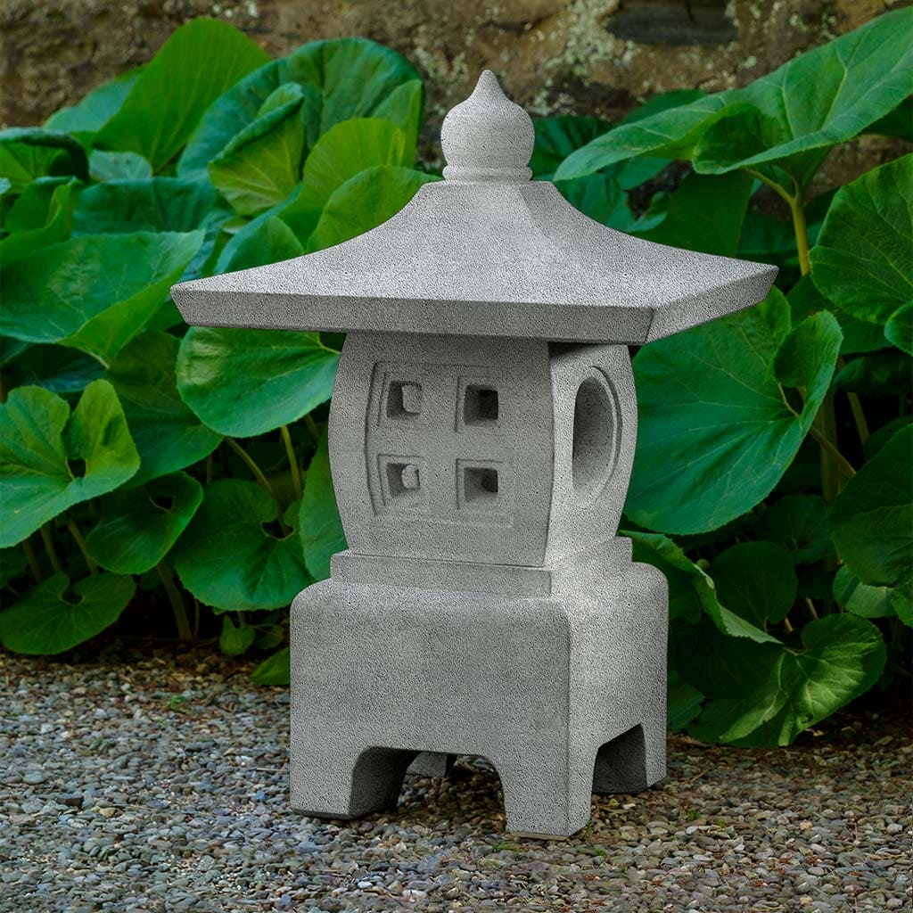 Campania International Hokkaido Lantern - Japanese-Inspired Outdoor Garden Light for Patio, Yard & Pathway Decor | Weather-Resistant LED Lighting for Home & Landscape
