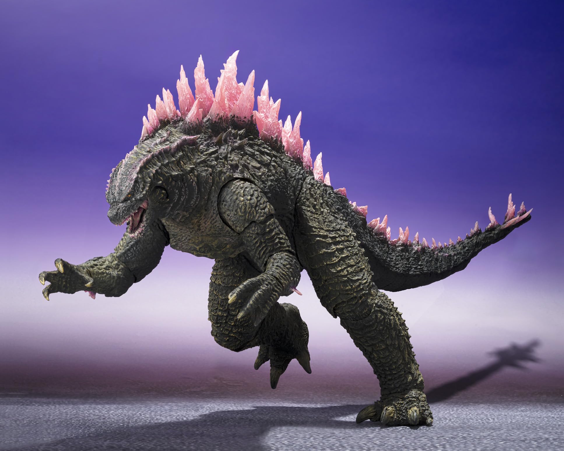 TAMASHII NATIONS Godzilla Evolved S.H.MonsterArts Action Figure - Godzilla x Kong: The New Empire (2024) - Collectible Movie Toy for Display & Play - Perfect for Fans, Collectors, and Home Decor