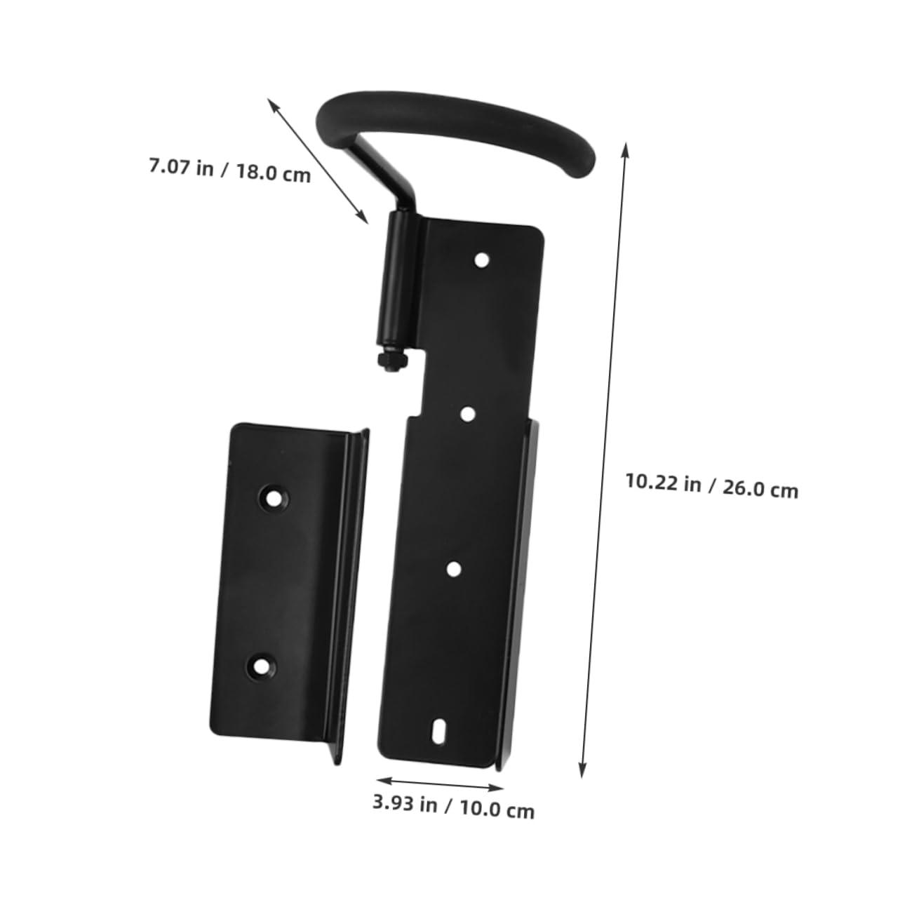 2-Pack Angoily Bike Hanger Hooks - Heavy Duty Plastic Bicycle Storage Rack for Garage, Wall Mounted Cycling Gear Organizer - Perfect for Bike Accessories, Helmets & Jackets Storage