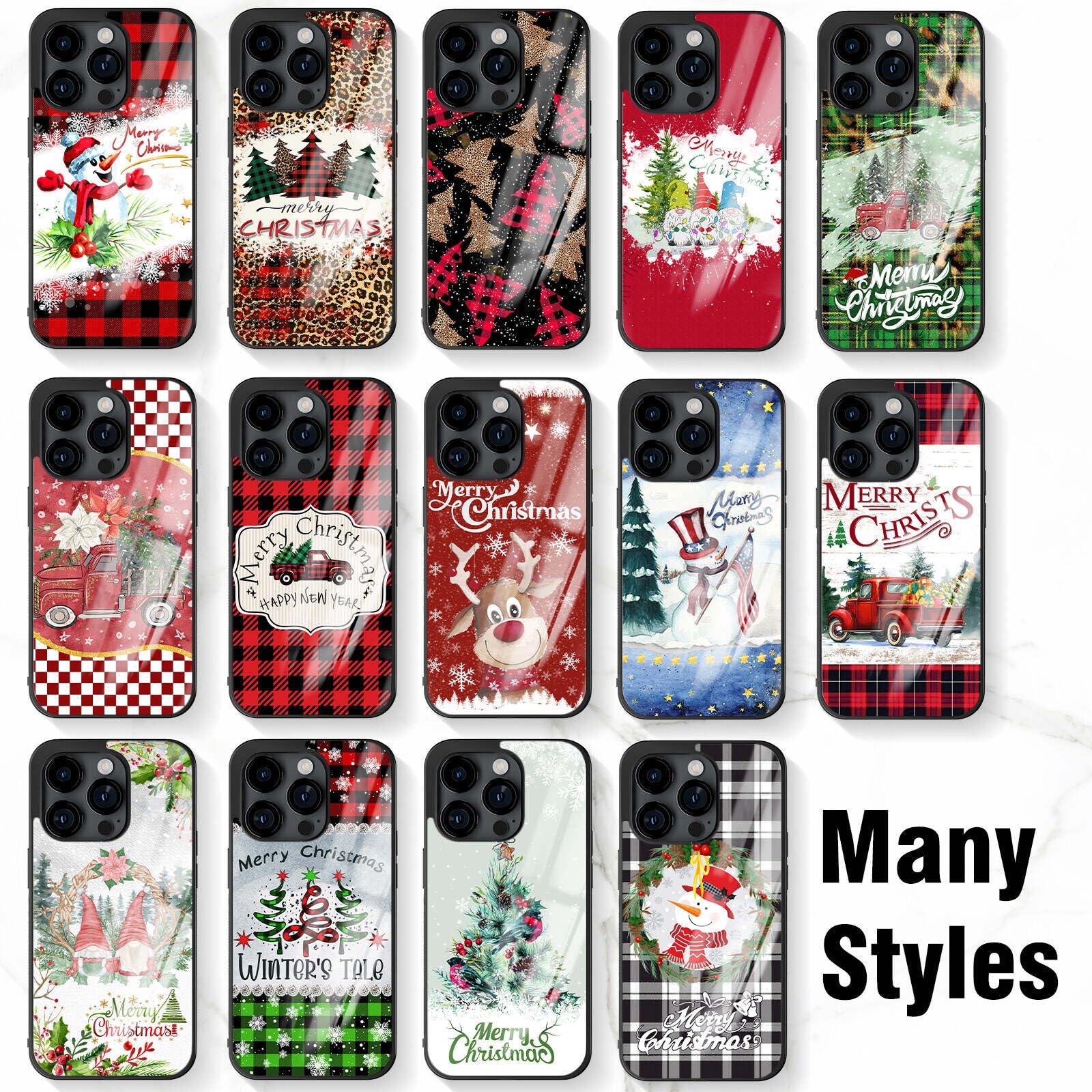 Festive Christmas Phone Cases for Grandpa - Soft TPU Protective Cover Compatible with iPhone 11/12/13/14/15/16 Pro/Max/Plus/Mini/X/Xs/Xr, Samsung Galaxy S10/S20/S21/S22/S23/S24/S25/Note/Z Flip3/4, Pixel 6/7 Pro - Perfect Holiday Gift for Grandfathers & Family Gatherings