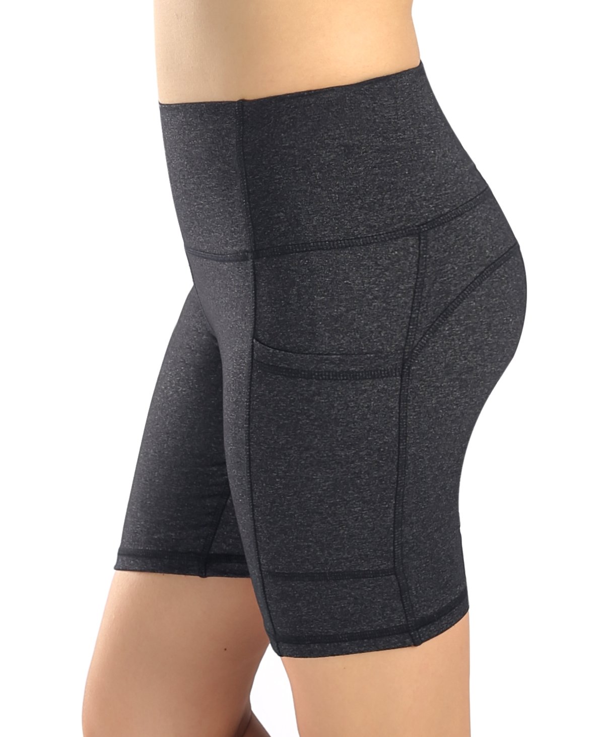 Flatik Women's Yoga Shorts - High Waisted Running & Workout Shorts for Women - Breathable Activewear for Yoga, Gym, Jogging & Lounge Wear