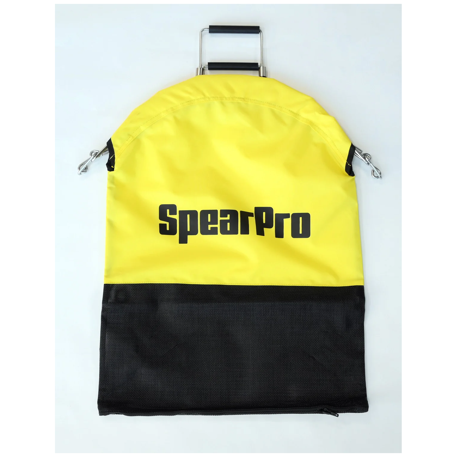 Spear Pro Heavy Duty One-Handed Lobster Bag with Zipper - 20x30 Inches Yellow - Perfect for Fishing, Crabbing & Outdoor Seafood Harvesting
