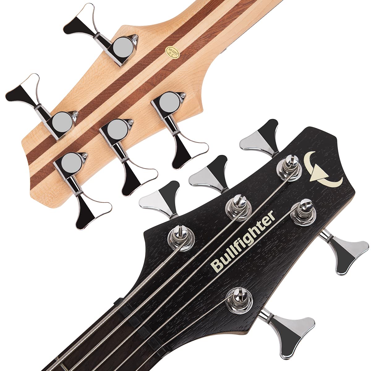 5-String Electric Bass Guitar Full Size P Bass Beginner Kit - Black with Gig Bag, Strap & Cable | Perfect for Beginners, Practice, Live Performances & Studio Recording