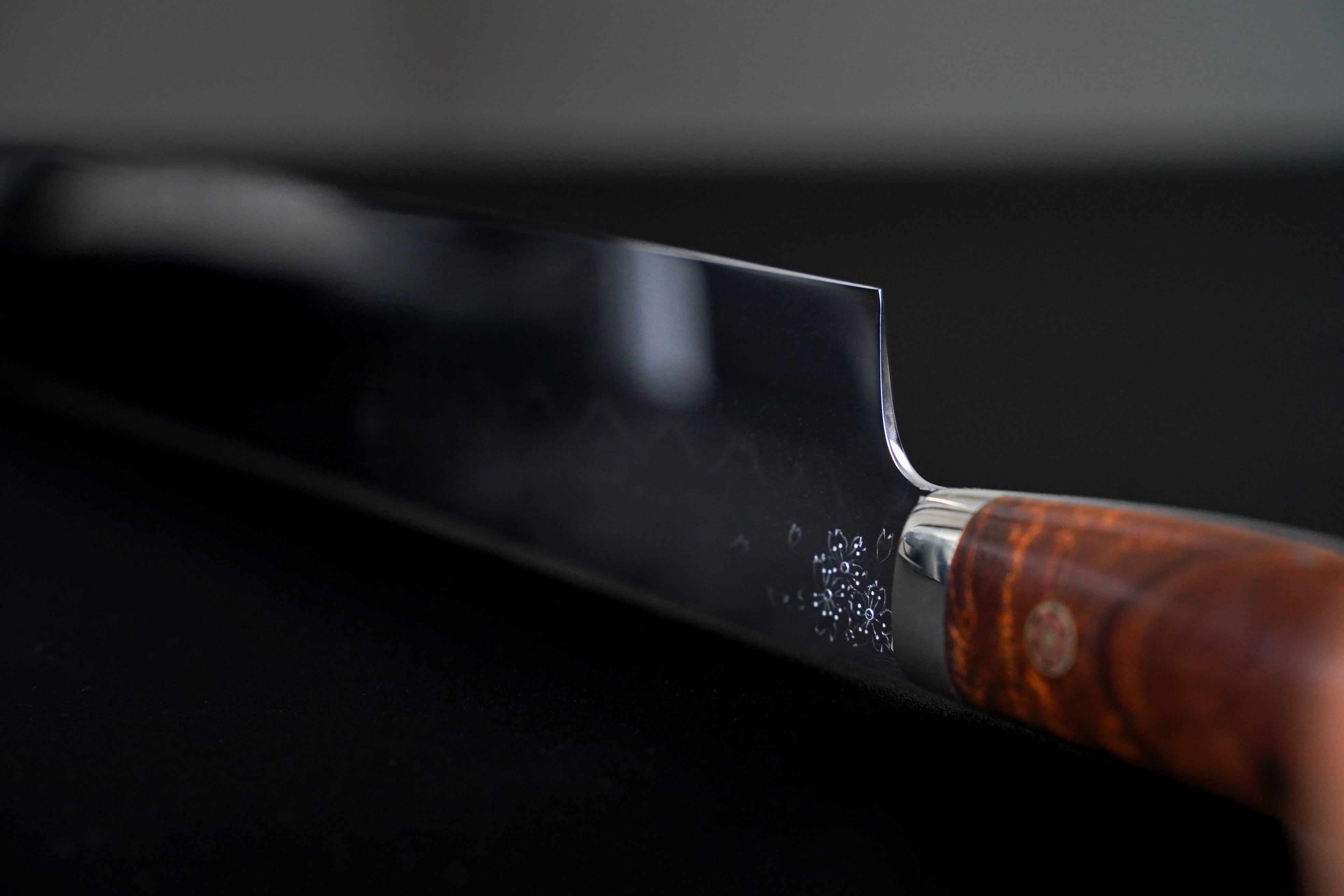 Premium Ikeda Yoshikazu 390mm White #3 Moon Honyaki Sakimaru Knife - Japanese Handcrafted Chef's Knife for Sushi, Sashimi & Precision Cutting