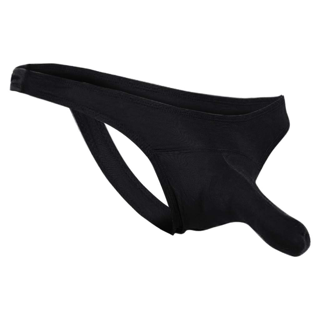 Men's Breathable Boxer Briefs with Pouch - Comfortable Elephant Nose Underwear for Daily Wear & Sports | Solid Color Fashion Trunks