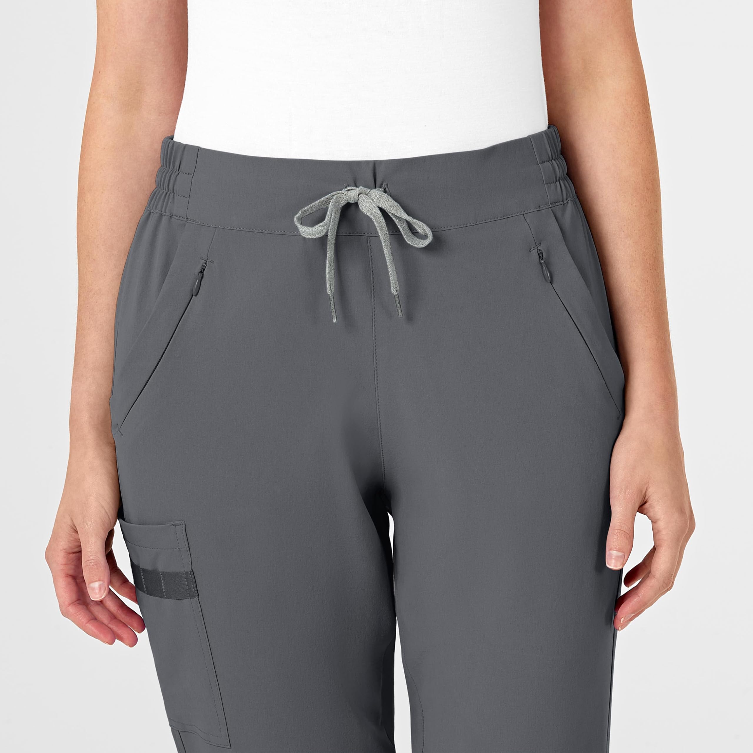 WonderWink Women's Renew Jogger Medical Scrubs Pants - Pewter, 3X-Large US | Comfortable & Stylish Workwear for Nurses, Doctors & Healthcare Professionals