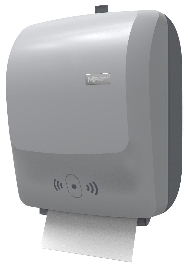Automatic Cut Roll Feed Paper Towel Dispenser - Stainless Steel Silver | Hands-Free Kitchen, Bathroom & Office Hygiene Solution