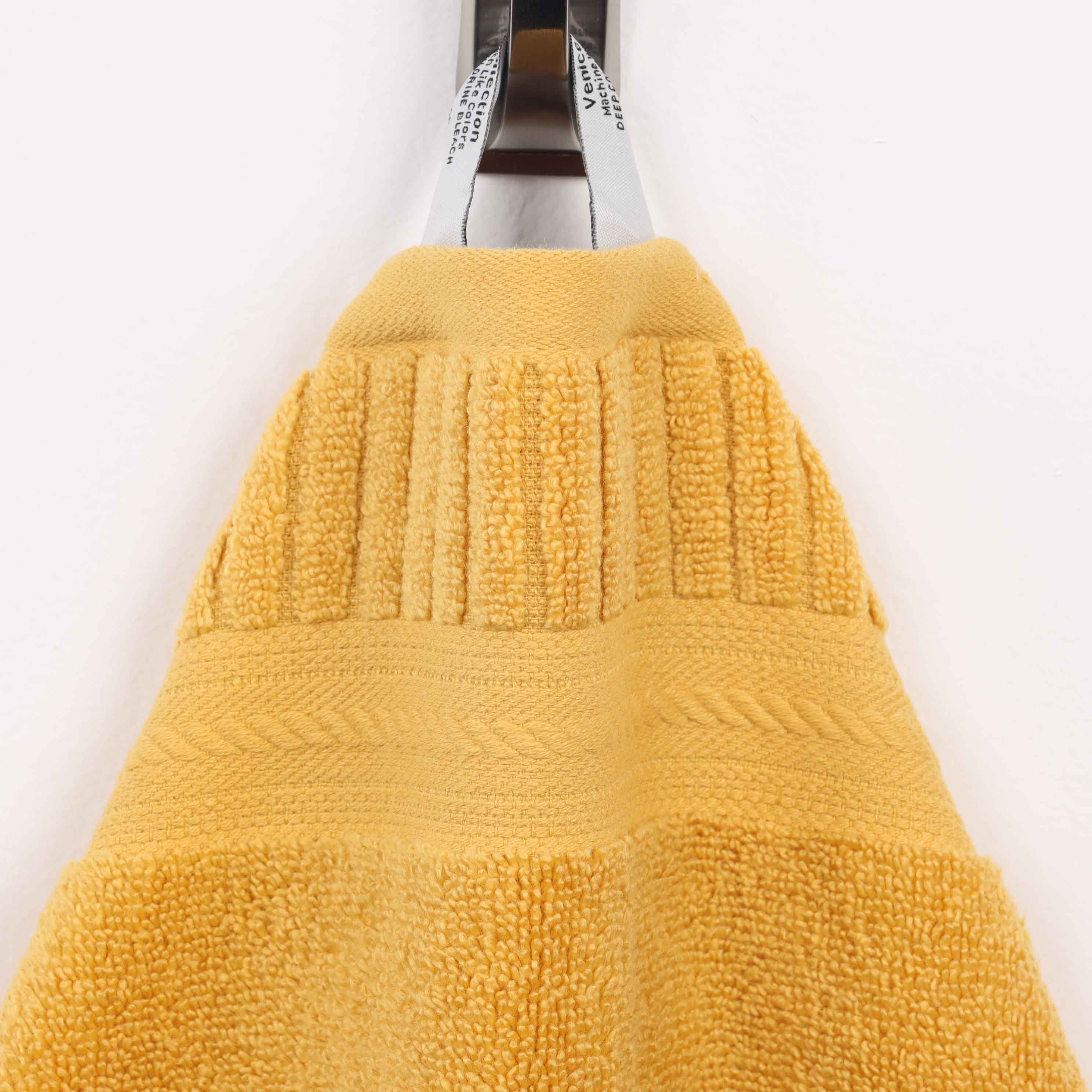Venice Zero Twist Cotton Medium Weight Absorbent 3-Piece Bath Towel Set - Soft & Quick-Drying for Spa, Gym, and Beach Use
