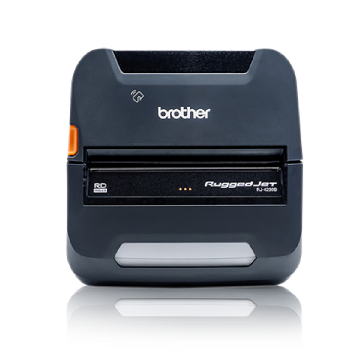 Brother Rugged Jet RJ4230B Mobile 4-in-1 Direct Thermal Receipt Printer - USB, Bluetooth, NFC, MFI Certified for iOS - Perfect for Retail Stores, Food Trucks & Mobile Businesses