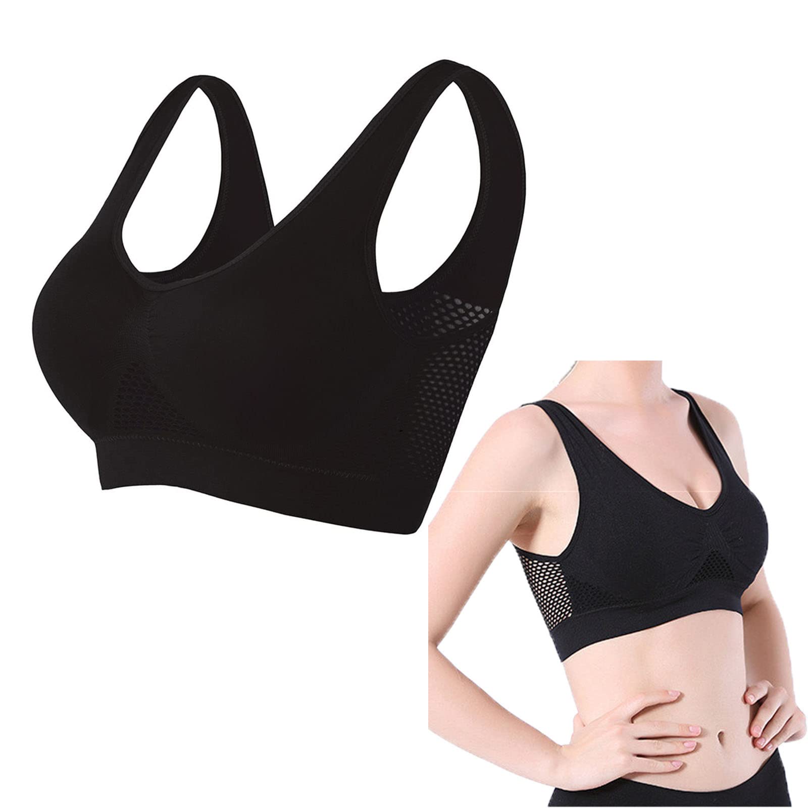 LELEBEAR Ladicool Air Bra - Breathable Wireless Comfort Bra for Women, Invisible Cooling Summer Bralette | Perfect for Yoga, Travel & Hot Weather