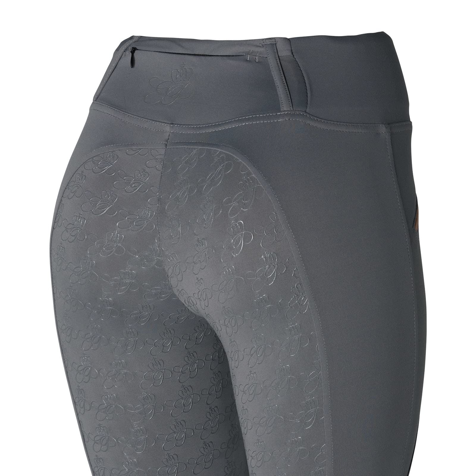 HORZE Rosie Women's Silicone Full Seat Equestrian Riding Tights with Pockets - Comfortable Equestrian Breeches for Horseback Riding, Training & Competition