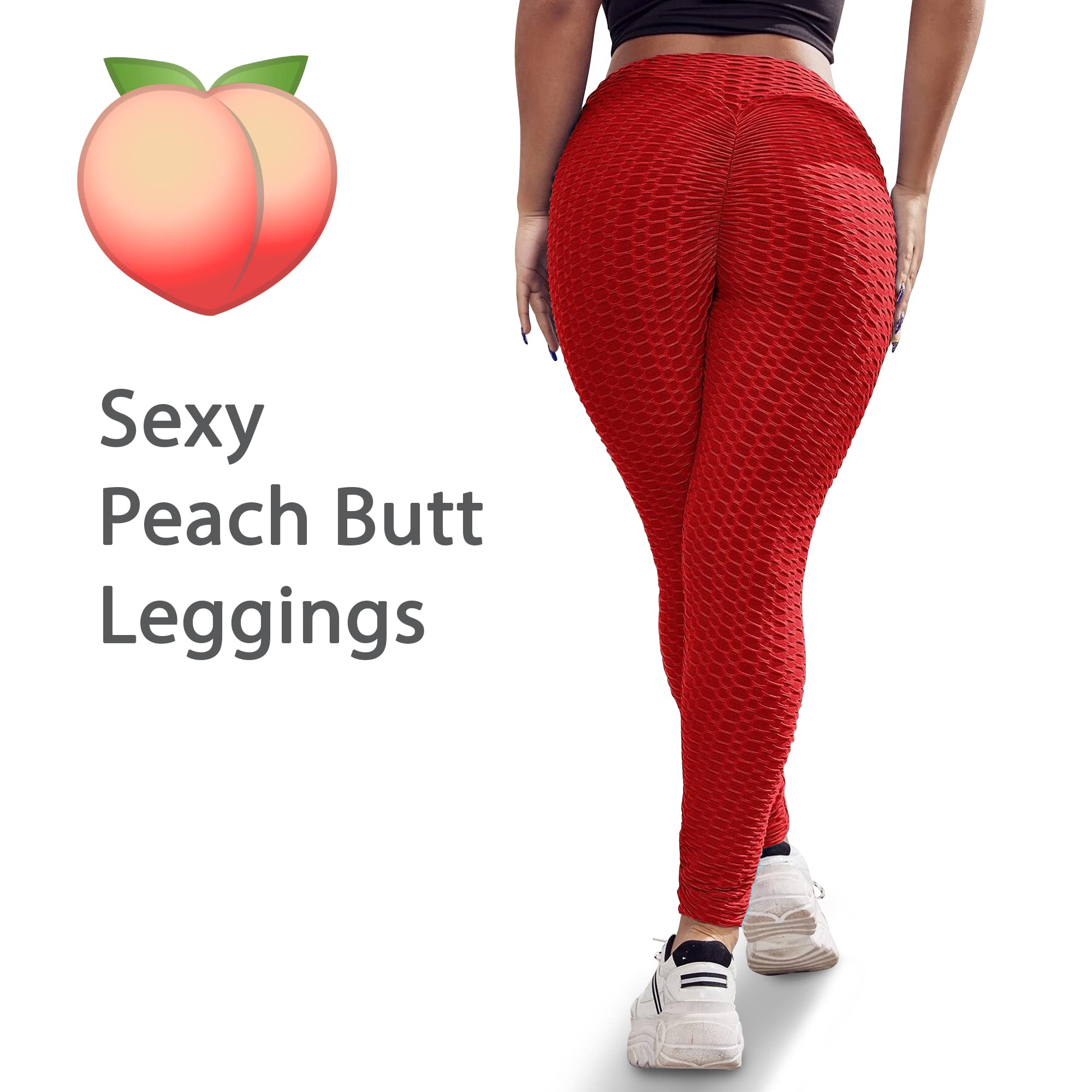 **Ciana Best Workout Butt Lifting Leggings for Women - Seamless Scrunch Yoga Pants with Tummy Control & High Waist - Perfect for Gym, Running & Yoga**