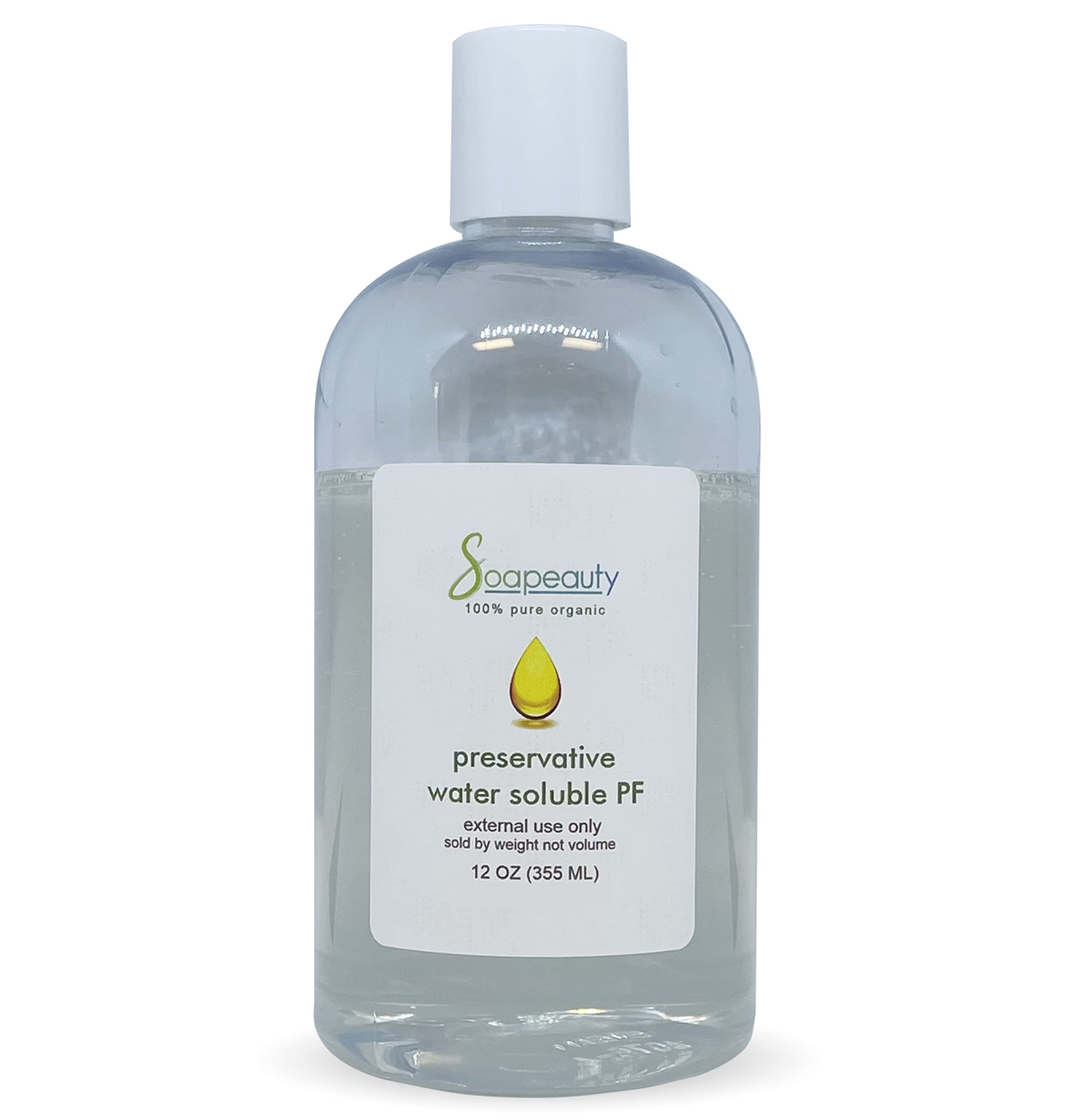 Soapeauty Germall Plus Liquid Preservative - Water Soluble Natural Preservative for Skin Care, Cosmetics & Body Lotion - Safe for DIY Beauty Products (12 OZ) - Perfect for Homemade Lotions, Creams & Serums