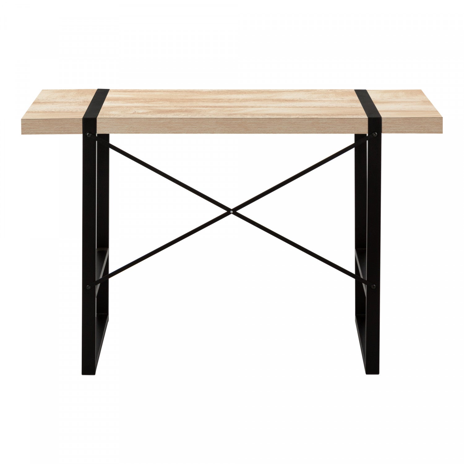 Dray Desk - Natural Wood Standing Desk for Home & Office - Ergonomic Adjustable Height Workstation for Remote Work & Study