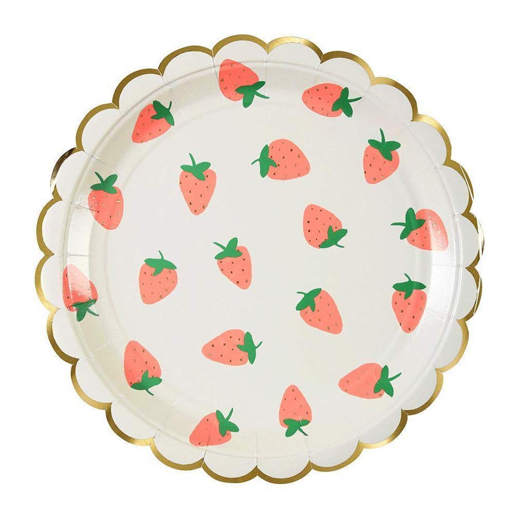 Ulalaza 32-Piece Disposable Paper Plates, Cups & Napkins Set - Eco-Friendly Party Tableware Kit for Weddings, Birthdays, Baby Showers & Events - Perfect for Home Celebrations, Picnics & Outdoor Gatherings