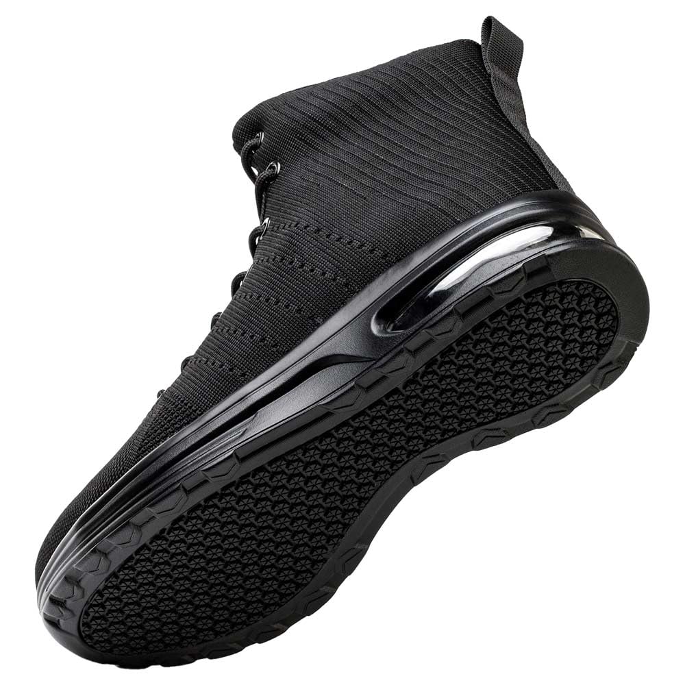 **Steel Toe Work Boots for Men & Women - Lightweight, Comfortable & Non-Slip Safety Shoes - OSHA Compliant for Construction, Warehouse & Outdoor Work**