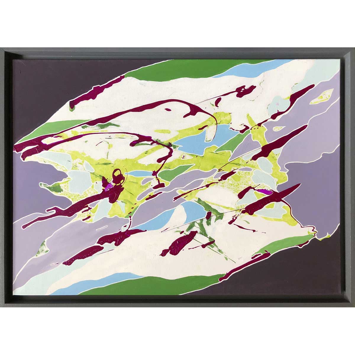 Cielo Mixed Media Canvas Art - Handmade Wall Decor for Living Room, Bedroom & Office - Perfect for Home & Office Decor