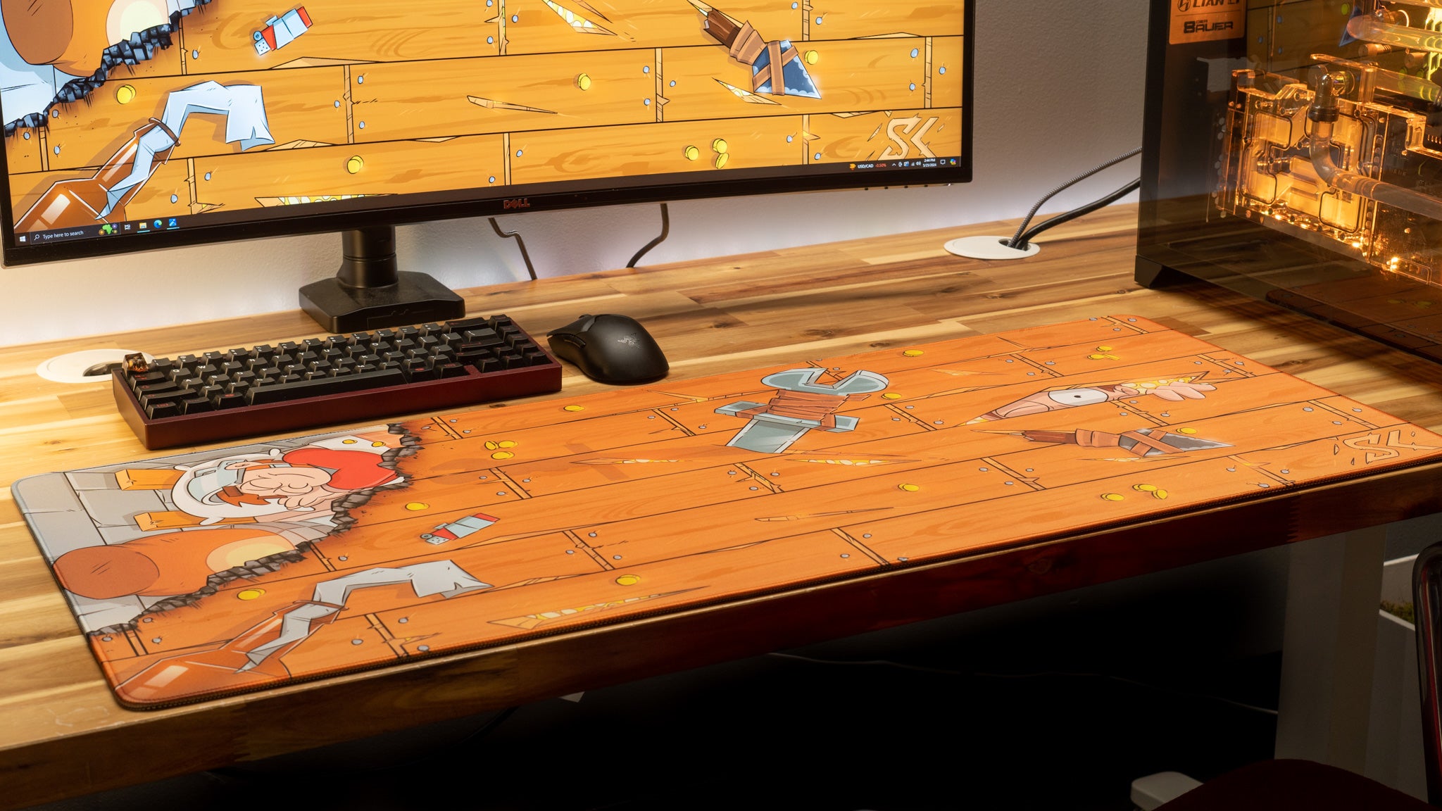 SebbyK Eco Raid Limited Edition XL Gaming Mouse Pad - Content Creator Collaboration - Perfect for Rust Gaming, PC Setup & Streaming Accessories