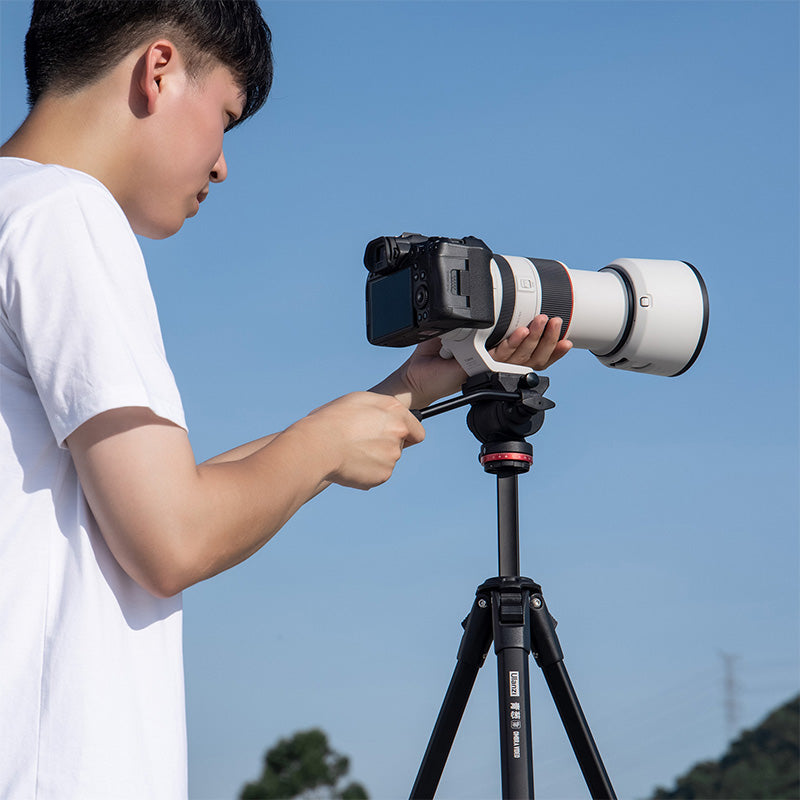 Ulanzi Ombra XIANG 3030 Compact Travel Tripod for DSLR Camera - Lightweight Aluminum Tripod with 360° Ball Head, Perfect for Vlogging, Photography & Outdoor Adventures