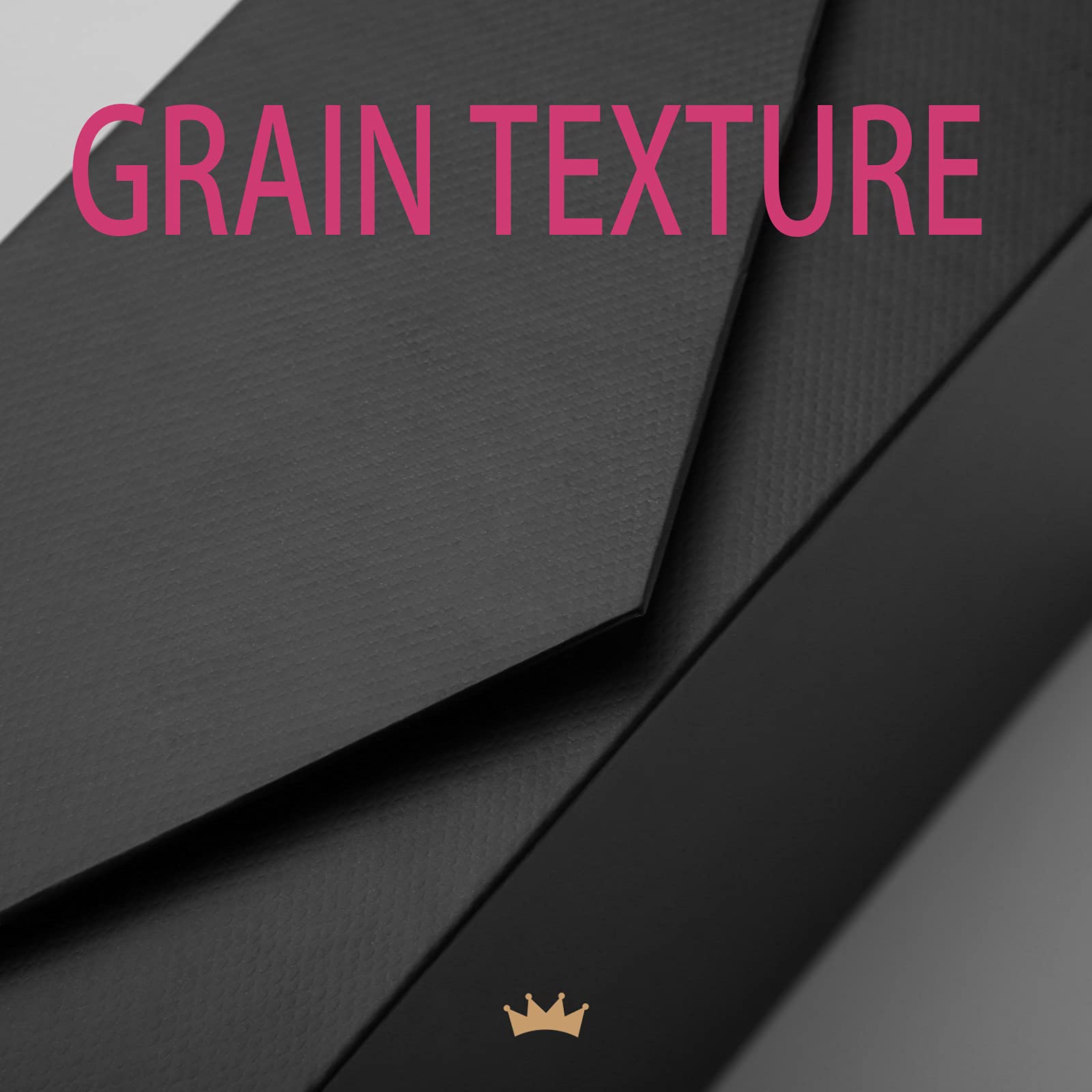 Premium Matte Black Gift Box with Magnetic Closure - 13.5x9x4.1 Inches Large Present Box with Lid - Elegant Grain Texture for Groomsman Proposal, Wedding Favors & Luxury Gift Packaging