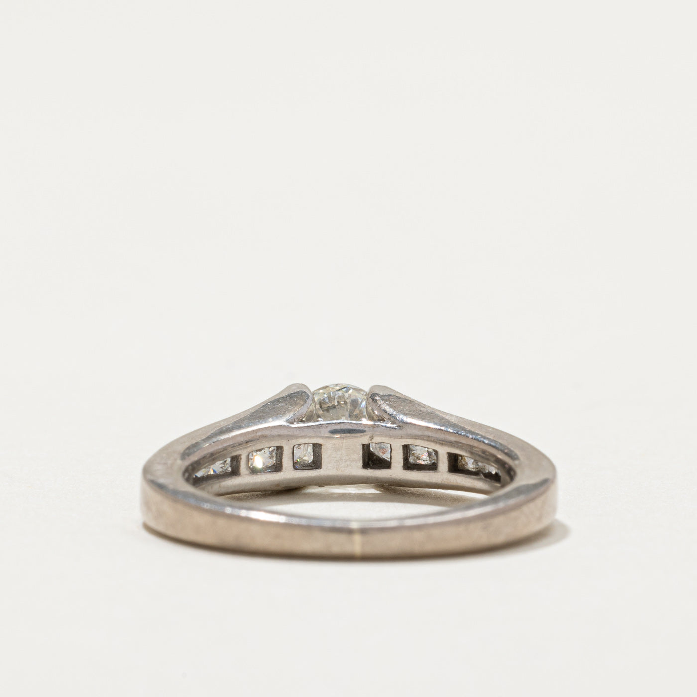 0.98ctw Diamond Tapered Engagement Ring for Women - Size 5.75 | Ideal Proposal Gift, Anniversary Present & Wedding Jewelry | Perfect for Romantic Moments & Special Occasions